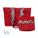 Bolsa Brisa – Coleção Maré Viva. Kit artesanal com Bolsa + Nécessaire